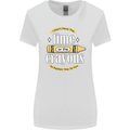 The Time or Crayons Funny Sarcastic Slogan Womens Wider Cut T-Shirt White