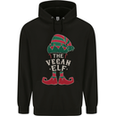 The Vegan Elf Funny Christmas Xmas Childrens Kids Hoodie Black