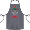 The Vegan Elf Funny Christmas Xmas Cotton Apron 100% Organic Steel