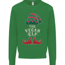 The Vegan Elf Funny Christmas Xmas Kids Sweatshirt Jumper Irish Green