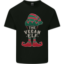 The Vegan Elf Funny Christmas Xmas Kids T-Shirt Childrens Black