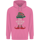 The Vegan Elf Funny Christmas Xmas Mens 80% Cotton Hoodie Azelea