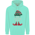 The Vegan Elf Funny Christmas Xmas Mens 80% Cotton Hoodie Peppermint