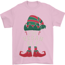 The Vegan Elf Funny Christmas Xmas Mens T-Shirt 100% Cotton Light Pink