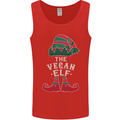 The Vegan Elf Funny Christmas Xmas Mens Vest Tank Top Red