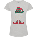 The Vegan Elf Funny Christmas Xmas Womens Petite Cut T-Shirt Sports Grey