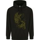 The Viking Raven Symbol Odin Ragnar Tribal Childrens Kids Hoodie Black