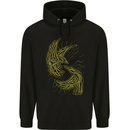 The Viking Raven Symbol Odin Ragnar Tribal Childrens Kids Hoodie Black