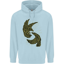 The Viking Raven Symbol Odin Ragnar Tribal Childrens Kids Hoodie Light Blue