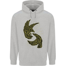 The Viking Raven Symbol Odin Ragnar Tribal Childrens Kids Hoodie Sports Grey