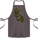 The Viking Raven Symbol Odin Ragnar Tribal Cotton Apron 100% Organic Dark Grey