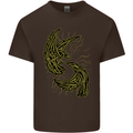 The Viking Raven Symbol Odin Ragnar Tribal Kids T-Shirt Childrens Chocolate