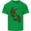 The Viking Raven Symbol Odin Ragnar Tribal Kids T-Shirt Childrens Irish Green