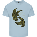The Viking Raven Symbol Odin Ragnar Tribal Kids T-Shirt Childrens Light Blue