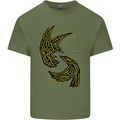 The Viking Raven Symbol Odin Ragnar Tribal Mens Cotton T-Shirt Tee Top Military Green