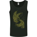 The Viking Raven Symbol Odin Ragnar Tribal Mens Vest Tank Top Black