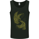 The Viking Raven Symbol Odin Ragnar Tribal Mens Vest Tank Top Black