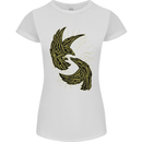 The Viking Raven Symbol Odin Ragnar Tribal Womens Petite Cut T-Shirt White