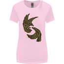 The Viking Raven Symbol Odin Ragnar Tribal Womens Wider Cut T-Shirt Light Pink