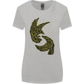 The Viking Raven Symbol Odin Ragnar Tribal Womens Wider Cut T-Shirt Sports Grey