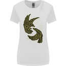 The Viking Raven Symbol Odin Ragnar Tribal Womens Wider Cut T-Shirt White