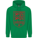 The Vikings Valknut Symbol Lions Valhalla Childrens Kids Hoodie Irish Green