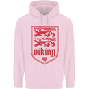 The Vikings Valknut Symbol Lions Valhalla Childrens Kids Hoodie Light Pink