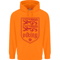 The Vikings Valknut Symbol Lions Valhalla Childrens Kids Hoodie Orange
