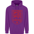 The Vikings Valknut Symbol Lions Valhalla Childrens Kids Hoodie Purple