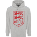 The Vikings Valknut Symbol Lions Valhalla Childrens Kids Hoodie Sports Grey