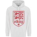 The Vikings Valknut Symbol Lions Valhalla Childrens Kids Hoodie White
