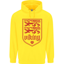 The Vikings Valknut Symbol Lions Valhalla Childrens Kids Hoodie Yellow