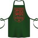 The Vikings Valknut Symbol Lions Valhalla Cotton Apron 100% Organic Forest Green