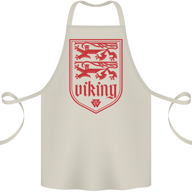 The Vikings Valknut Symbol Lions Valhalla Cotton Apron 100% Organic Natural