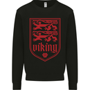 The Vikings Valknut Symbol Lions Valhalla Kids Sweatshirt Jumper Black
