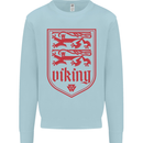 The Vikings Valknut Symbol Lions Valhalla Kids Sweatshirt Jumper Light Blue