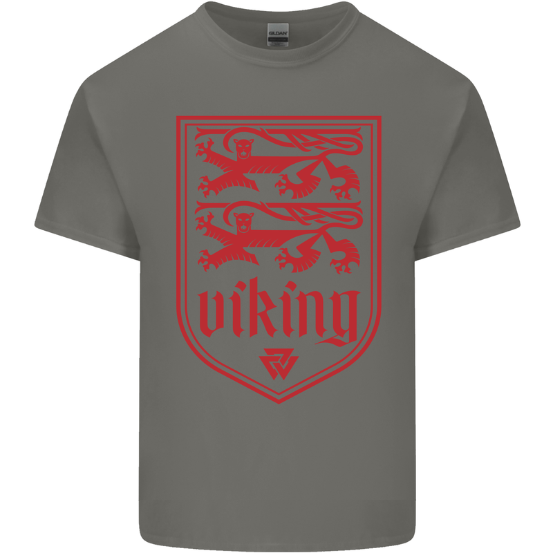The Vikings Valknut Symbol Lions Valhalla Kids T-Shirt Childrens Charcoal