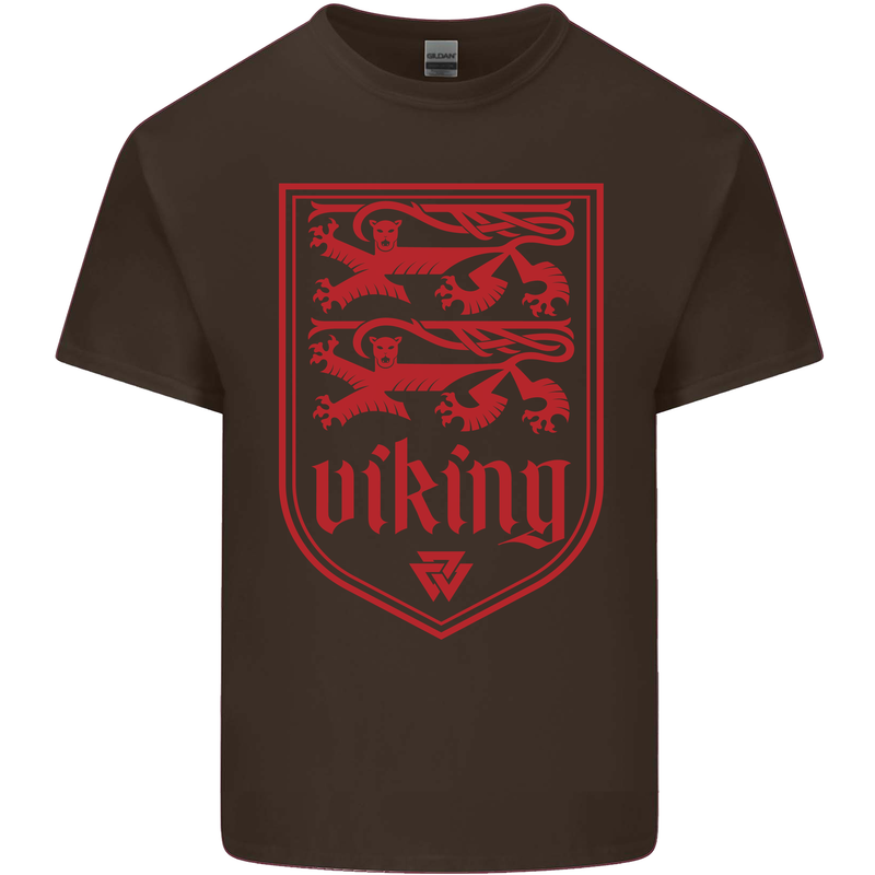 The Vikings Valknut Symbol Lions Valhalla Kids T-Shirt Childrens Chocolate