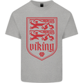 The Vikings Valknut Symbol Lions Valhalla Kids T-Shirt Childrens Sports Grey