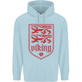The Vikings Valknut Symbol Lions Valhalla Mens 80% Cotton Hoodie Light Blue