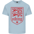 The Vikings Valknut Symbol Lions Valhalla Mens Cotton T-Shirt Tee Top Light Blue