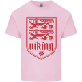 The Vikings Valknut Symbol Lions Valhalla Mens Cotton T-Shirt Tee Top Light Pink