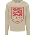 The Vikings Valknut Symbol Lions Valhalla Mens Sweatshirt Jumper Sand