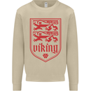 The Vikings Valknut Symbol Lions Valhalla Mens Sweatshirt Jumper Sand