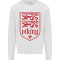 The Vikings Valknut Symbol Lions Valhalla Mens Sweatshirt Jumper White