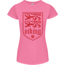 The Vikings Valknut Symbol Lions Valhalla Womens Petite Cut T-Shirt Azalea