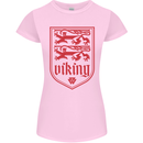 The Vikings Valknut Symbol Lions Valhalla Womens Petite Cut T-Shirt Light Pink