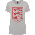 The Vikings Valknut Symbol Lions Valhalla Womens Wider Cut T-Shirt Sports Grey