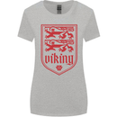 The Vikings Valknut Symbol Lions Valhalla Womens Wider Cut T-Shirt Sports Grey