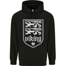 The Vikings Valknut Symbol Valhalla Lions Childrens Kids Hoodie Black